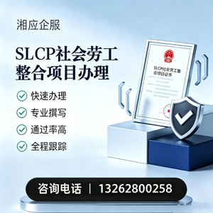 湛江SLCP社会劳工整合项目申报服务