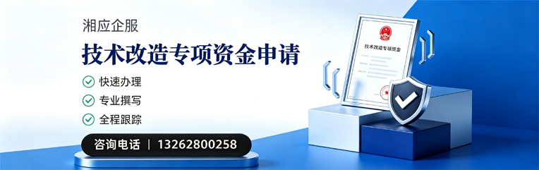 湛江技术改造专项资金申报服务