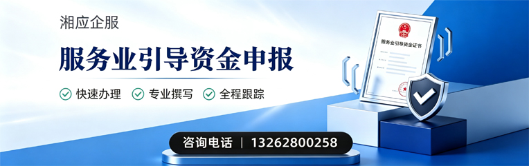 湛江服务业引导资金申报服务