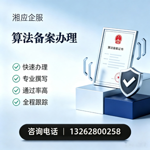湛江算法备案申报服务